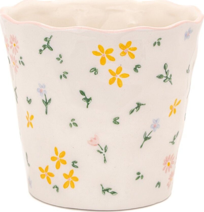 Kameninový obal na květináč ø 11 cm Ditsy Floral – Sass & Belle