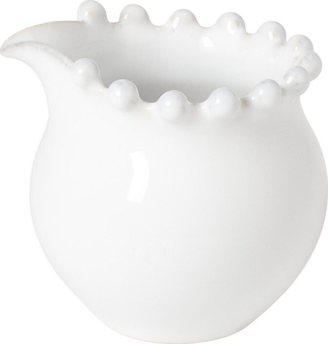 Bílá kameninová konvička na mléko 100 ml Pearl – Costa Nova