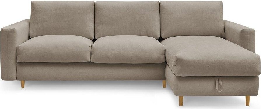 Taupe rohová pohovka Nouveau Cocoone – Bobochic Paris