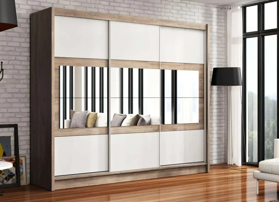 Casarredo Šatní skříň SALWADOR 250 country/bílá