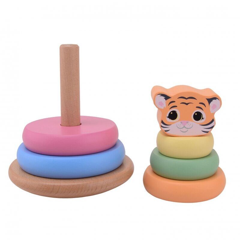 Jouéco The Wildies Family Stohovací věž Tiger