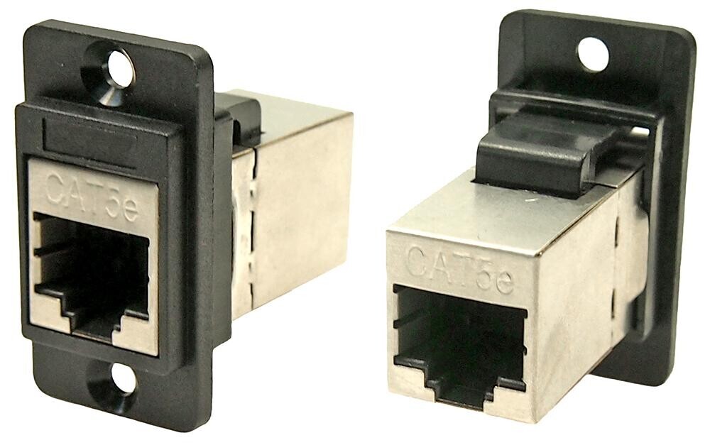 Cliff Electronic Components Cp30720S Adapter, Rj45 8P Jack-Jack, Cat5E, Shld