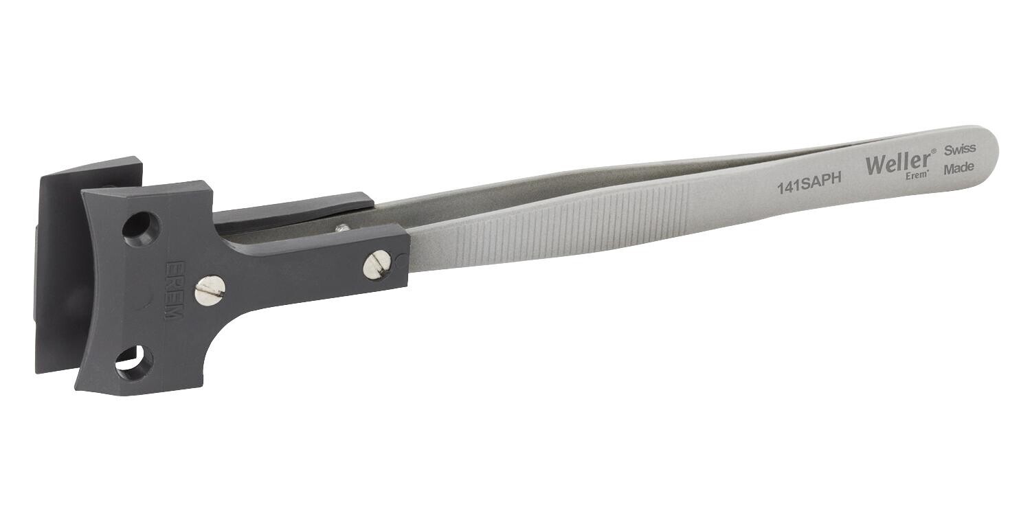 Weller Erem 141Saph Tweezer, Wafer, Bent/flat, 150Mm