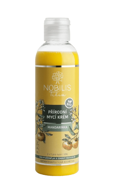 NOBILIS TILIA Přírodní mycí krém Mandarinka 200 ml