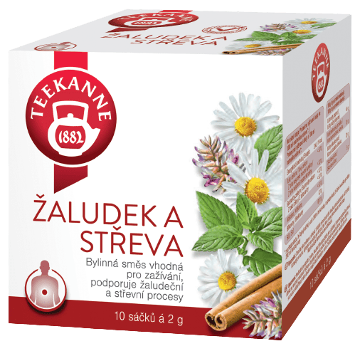 TEEKANNE Žaludek a střeva bylinný čaj sáčky 10 x 2 g