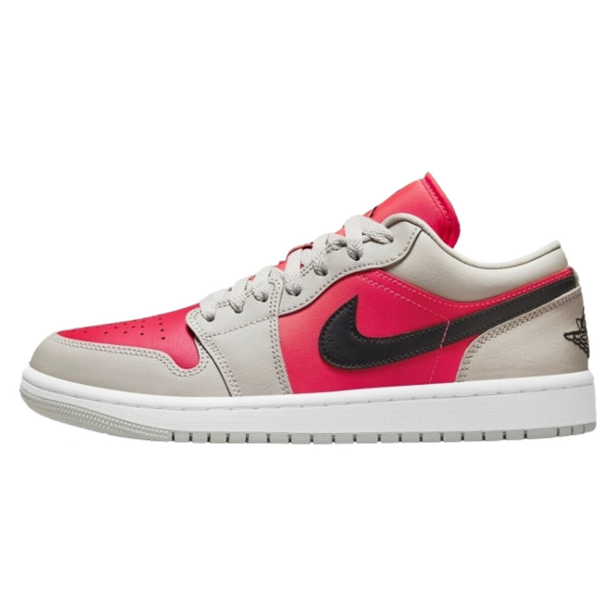 Nike  1 Retro Low Light Iron Ore Siren Red  Šedá