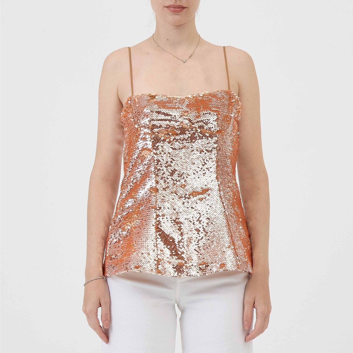 Sabina Musáyev  T204459MACKENZIETOPPAILLETTESARAGOSTA  Oranžová