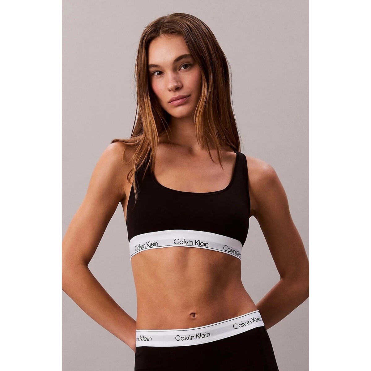 Calvin Klein Jeans  Ropa Interior Mujer Modèle Unlined Bralette  Černá