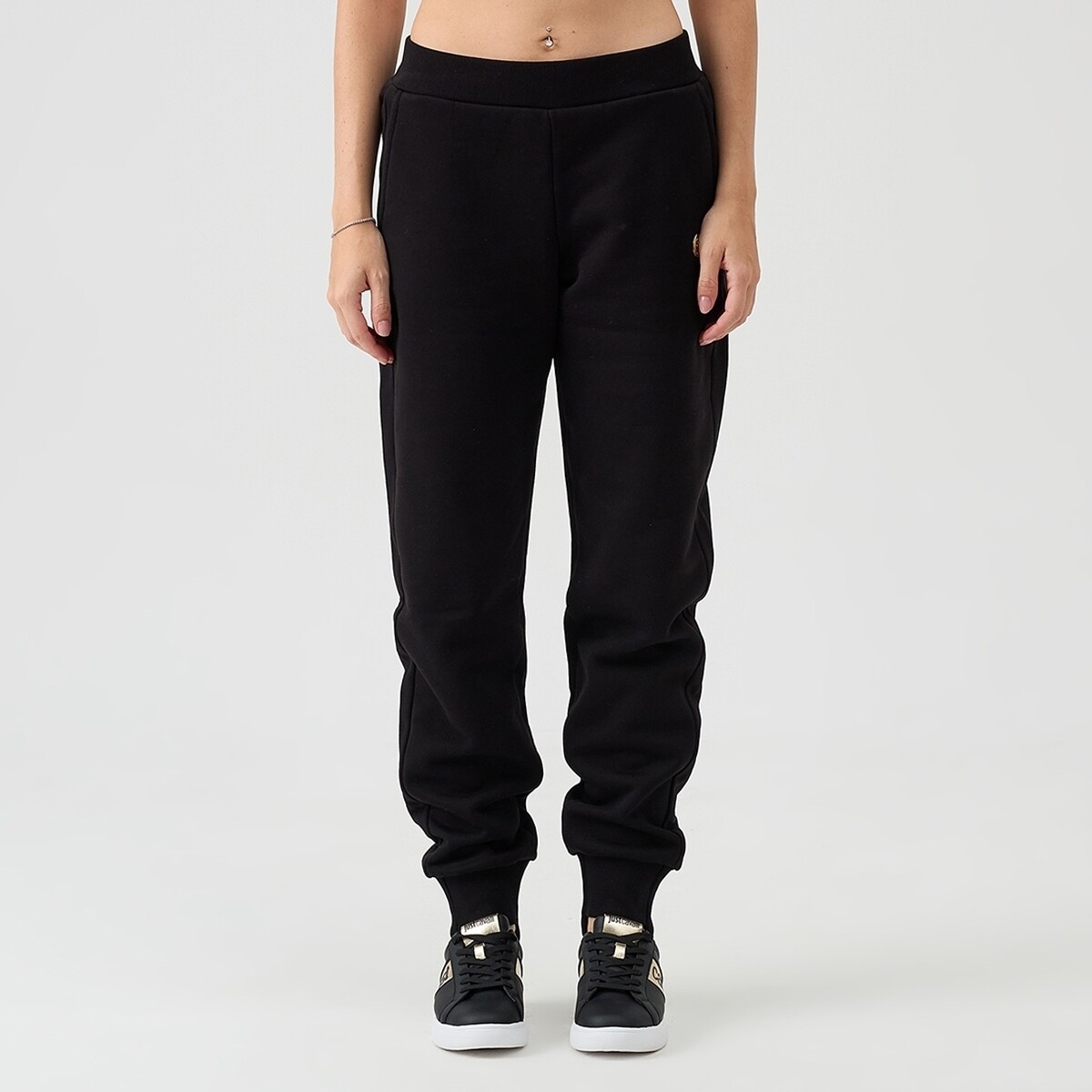 Roberto Cavalli  PANTALONEJOGGINGLOGOORO  Černá