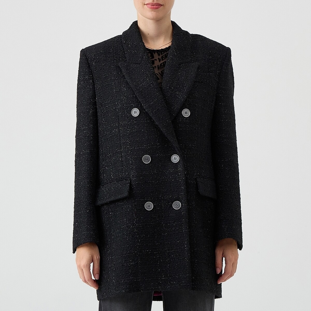 Versace Jeans Couture  DOPPIOPETTOLUREX  Černá