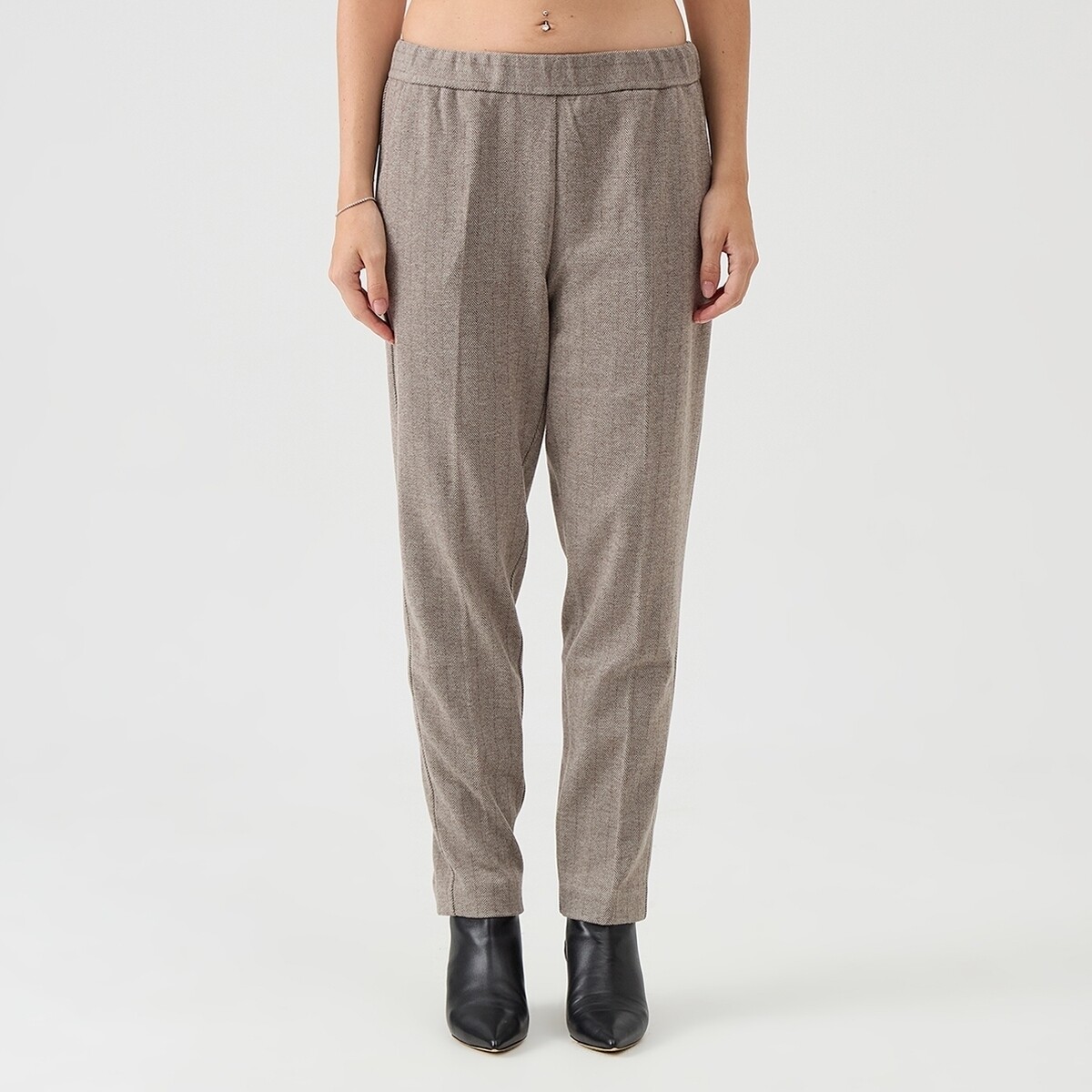 Le Tricot Perugia  66036PANTALONESPINATO  Béžová