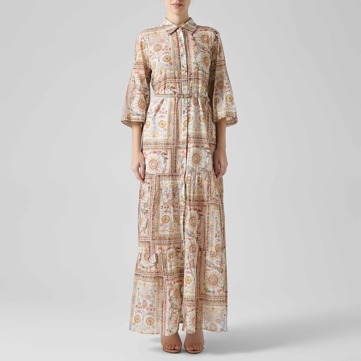 Roberto Cavalli  80PAO946ABITOLUNGOSTAMPATAROCCHI  ruznobarevne