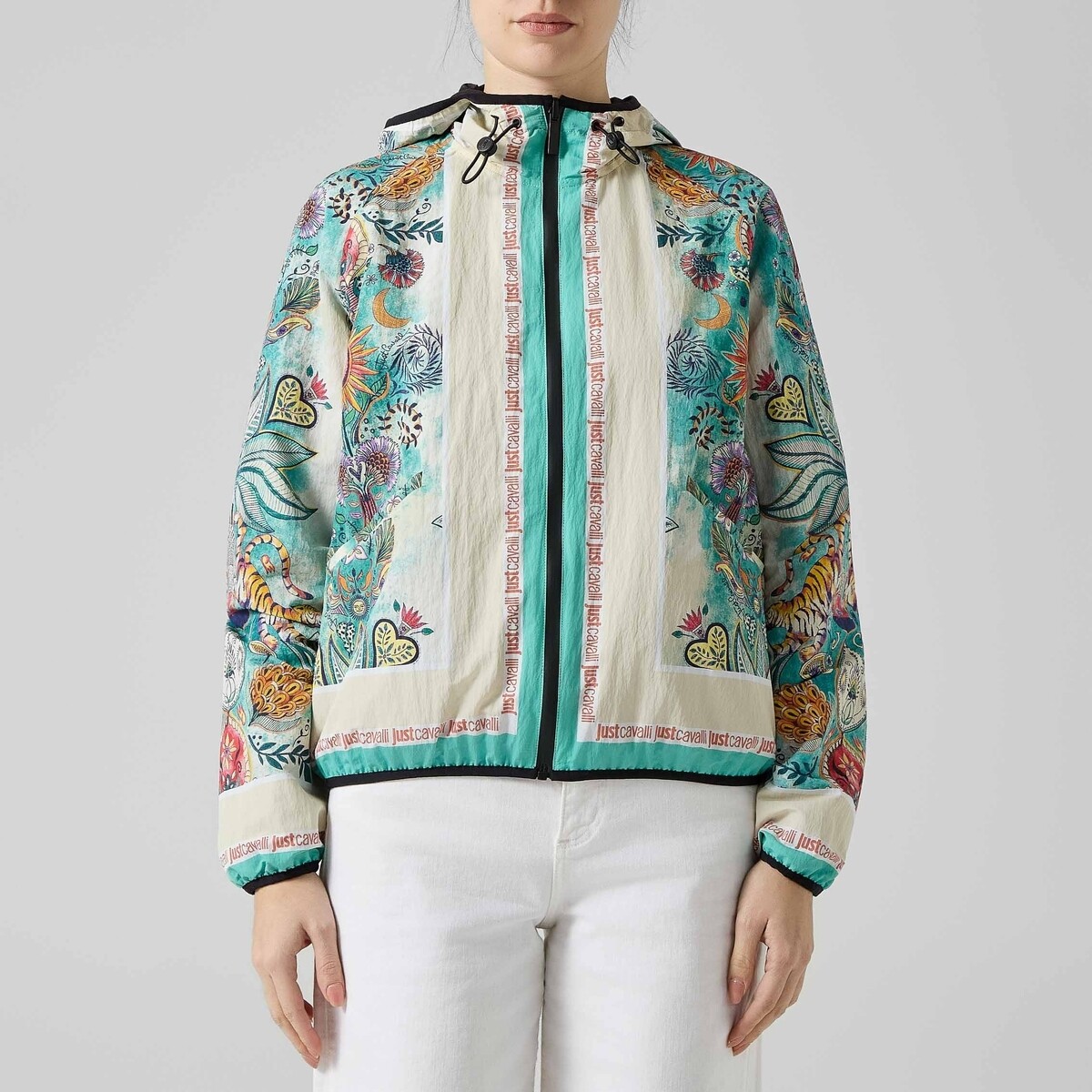 Roberto Cavalli  80PAS404GIACCHETTOSTAMPAFLORALEINTERNONERO  ruznobarevne