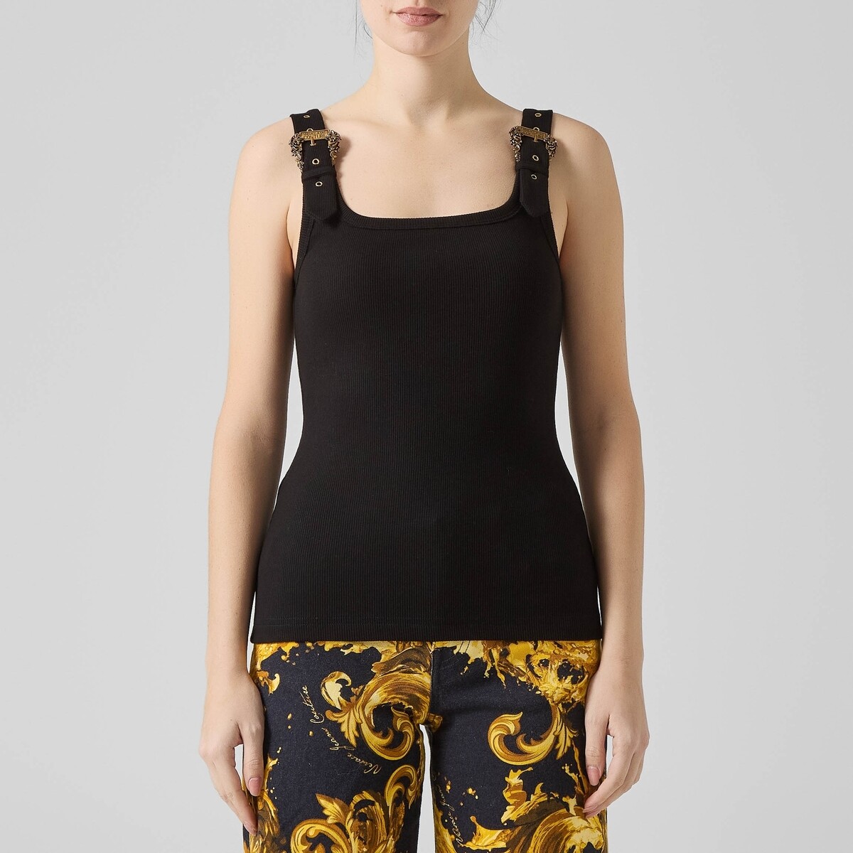 Versace Jeans Couture  80HAM619TOPNEROBUCKLESLOGATE  Černá