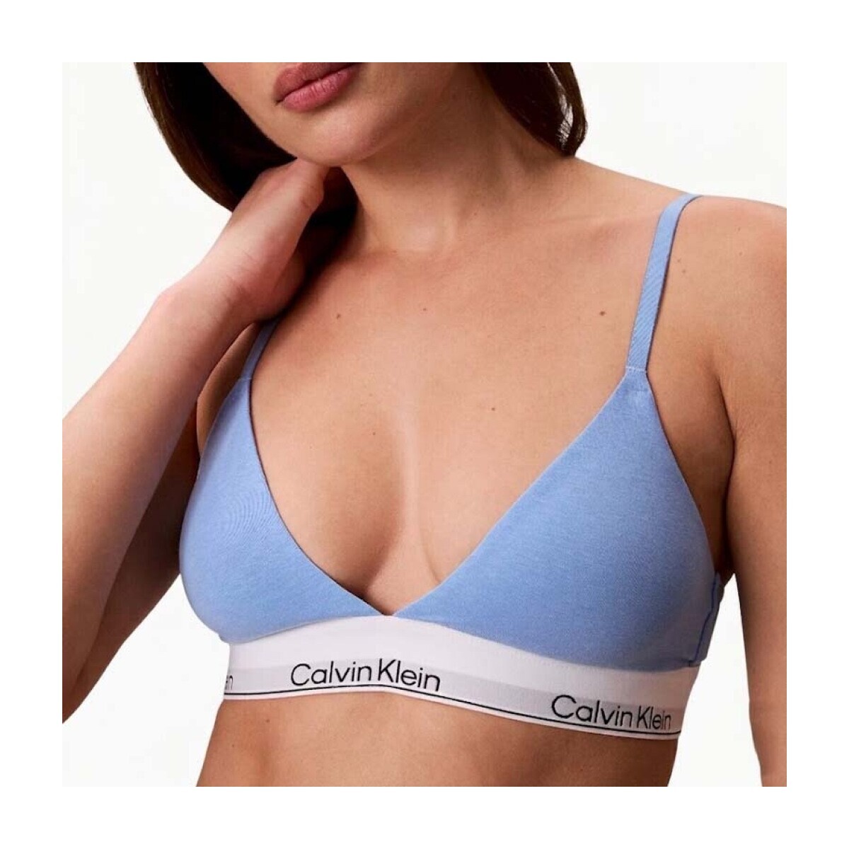 Calvin Klein Jeans  Ropa Interior Mujer Modèle Lightly Lined Triangle  Modrá