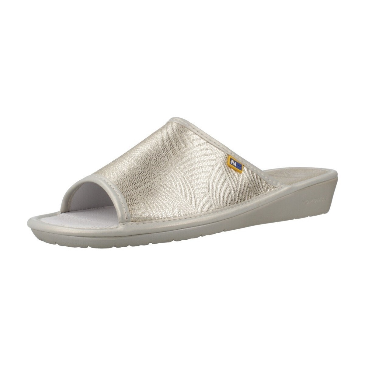 Nordikas  Zapatillas Hogar Mujer Modèle Metalizado Top Line  Zlatá