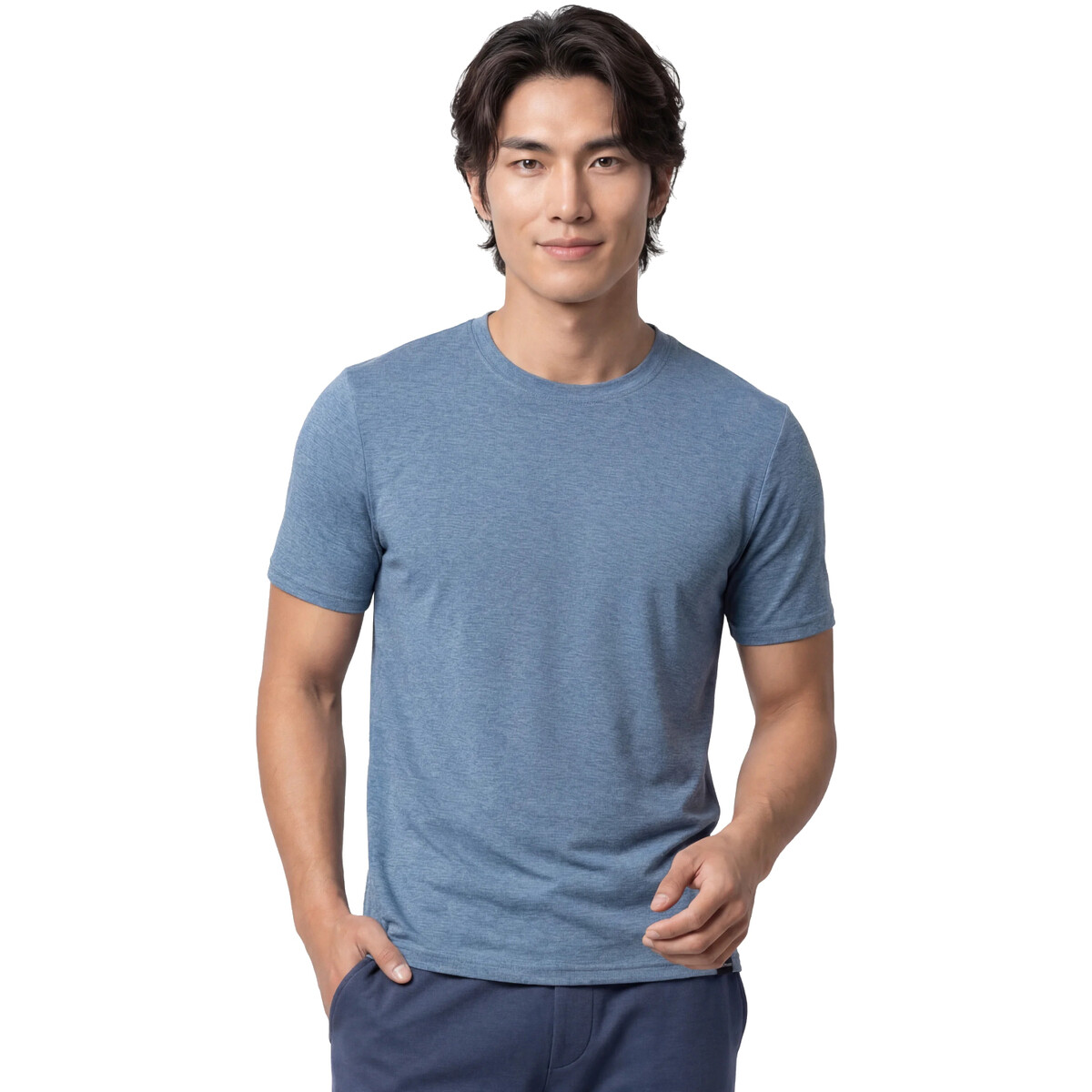 Skechers  Go Dri All Day Tee  Modrá