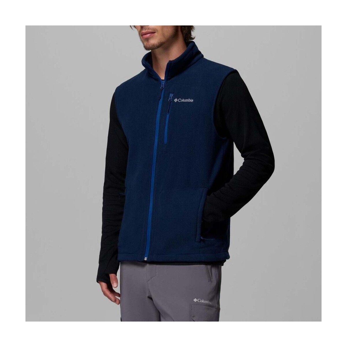 Columbia  Chalecos Hombre Modèle Fast Trek Fleece Vest  Modrá