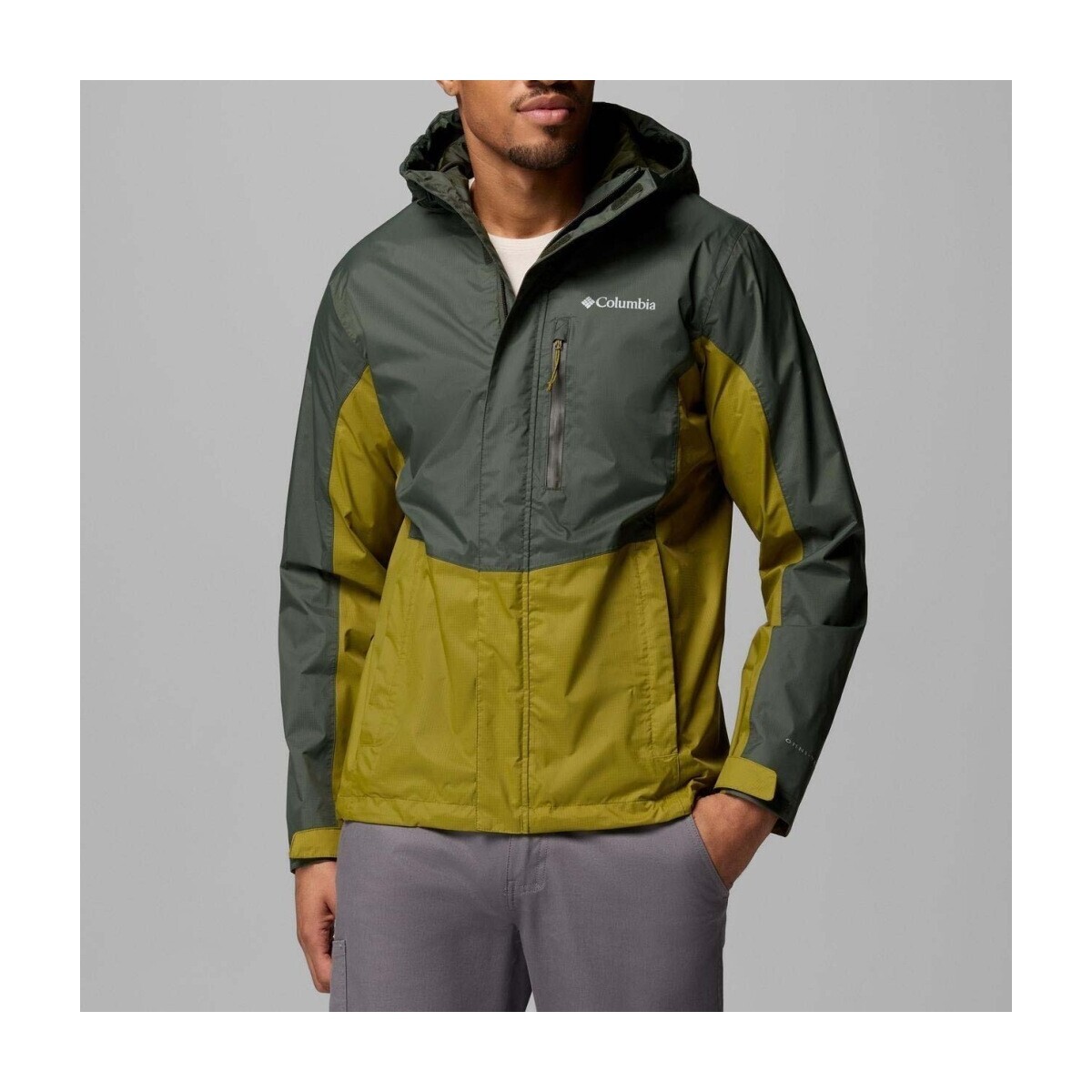 Columbia  Chubasqueros   Cortavientos Hombre Modèle Puring Adventure  Zelená