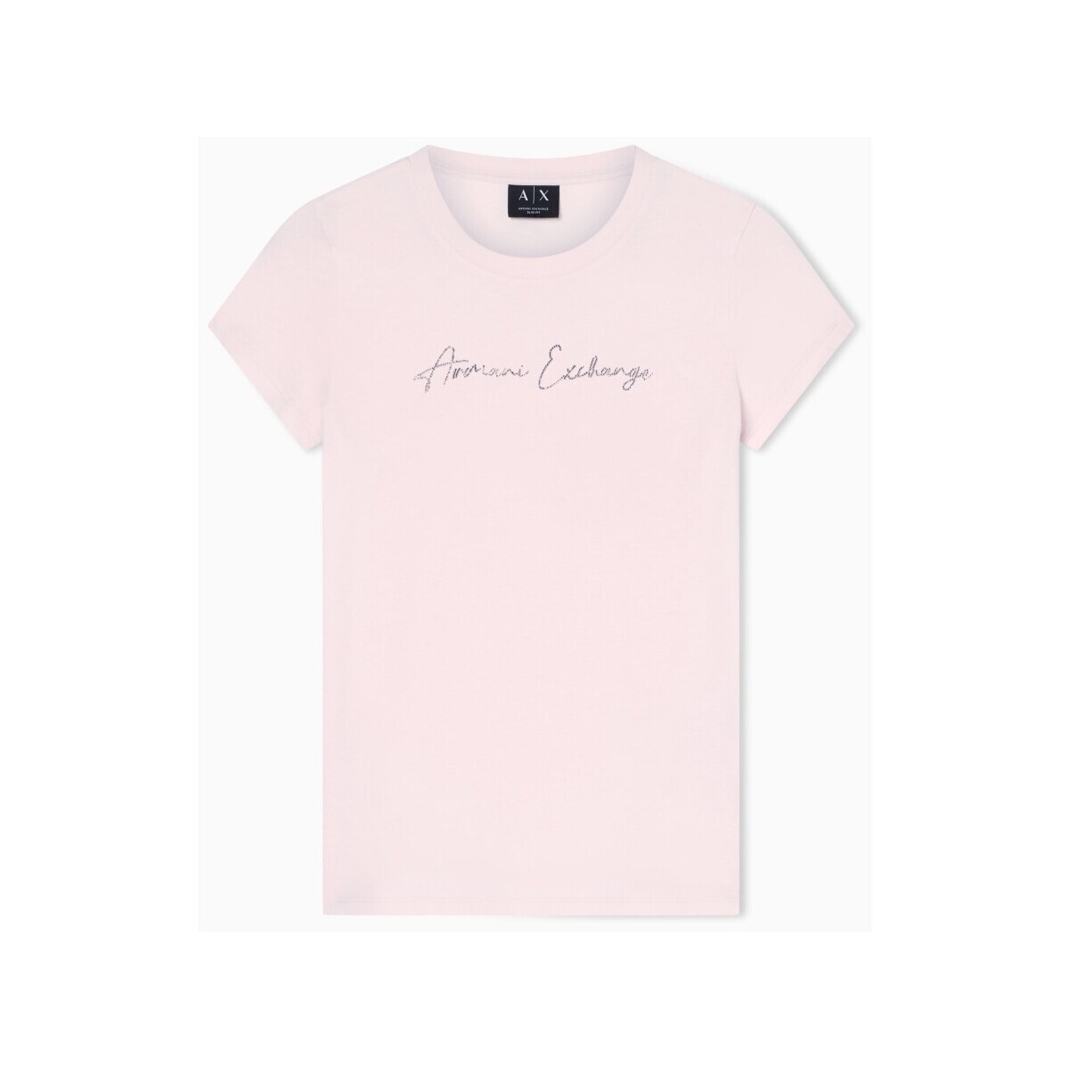 EAX  Camisetas Mujer Modèle Xw001457 Af1035  Růžová