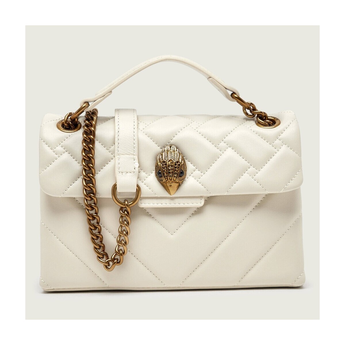 Kurt Geiger London  Bolsos Mujer Modèle Leather Md Kensington  Bílá