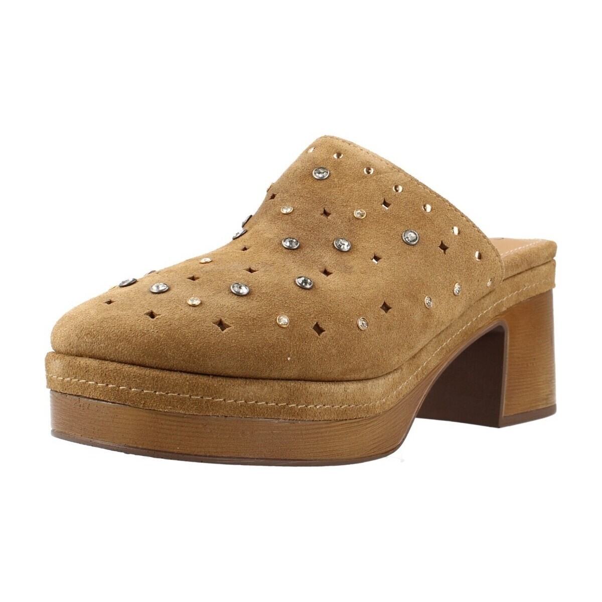 Carmela  Zuecos Mujer Modèle 163256c  Hnědá