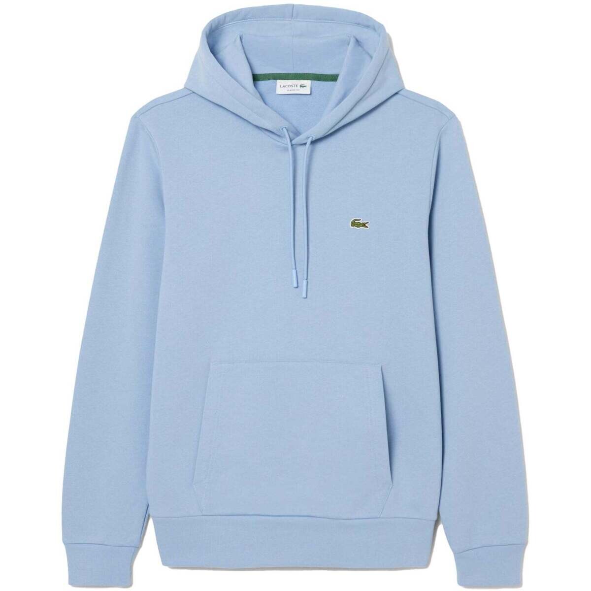 Lacoste  Fleece Hoodie Light Blue  Modrá