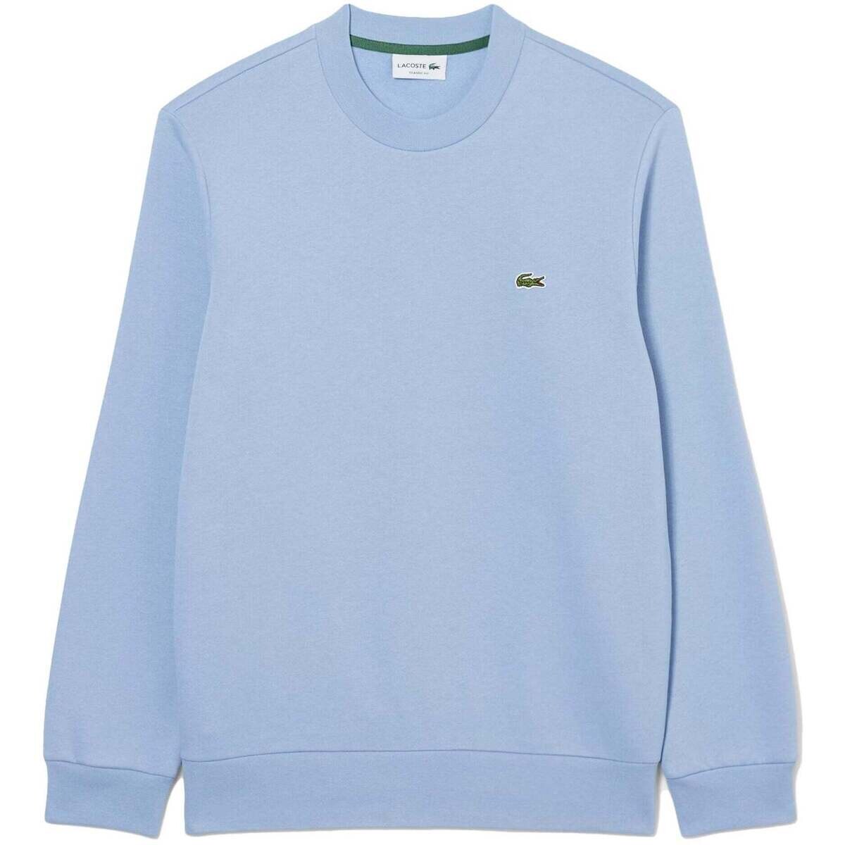 Lacoste  Fleece Crew Sweatshirt Light Blue  Modrá