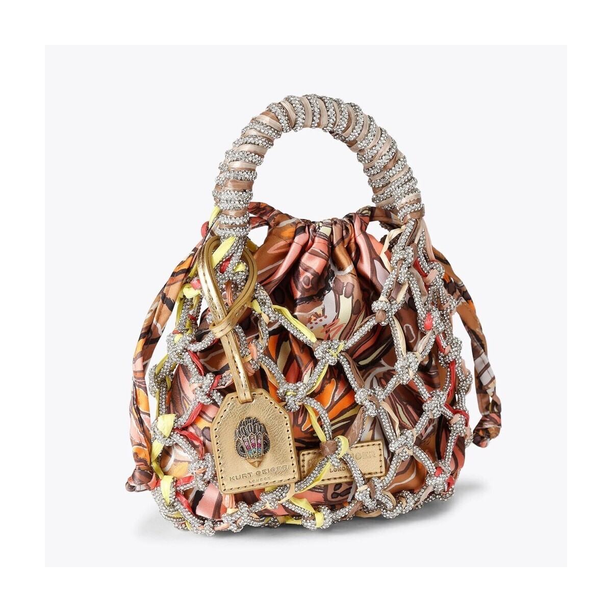 Kurt Geiger London  Bolsos Mujer Modèle Macrame Crystal Bag  ruznobarevne