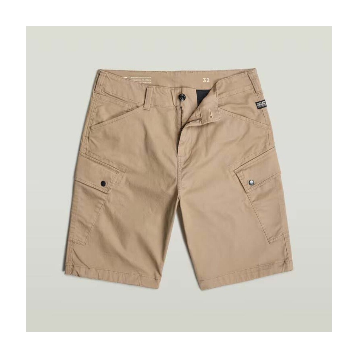 G-Star Raw  Pantalones Hombre Modèle D14034 D819  Béžová