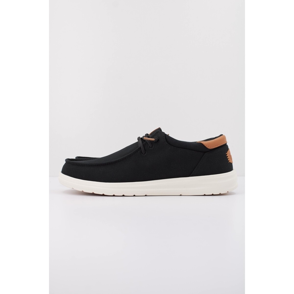 HEYDUDE  Informales Hombre Modèle Paul Canvas  Černá