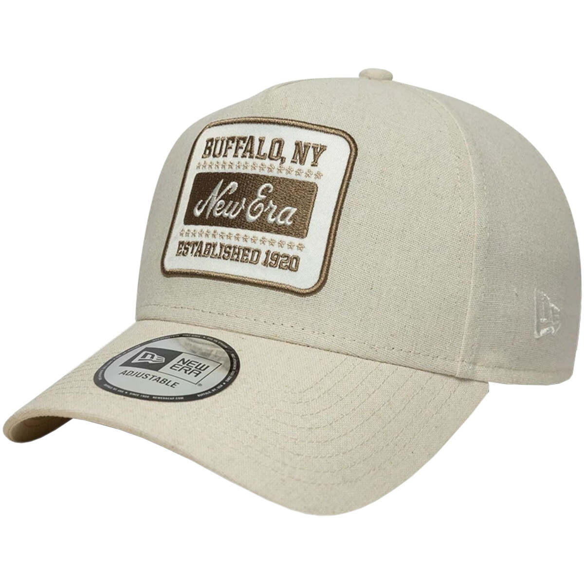 New-Era  Patch Line Cream 9FORTY E-Frame Adjustable Cap  Béžová