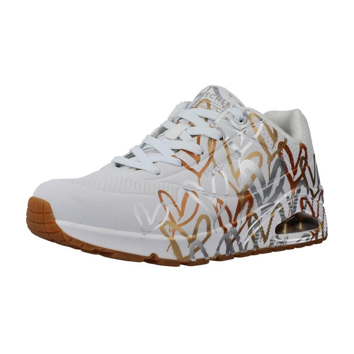 Skechers  Sport   Zapatillas Mujer Modèle Uno-metallic Love  Bílá
