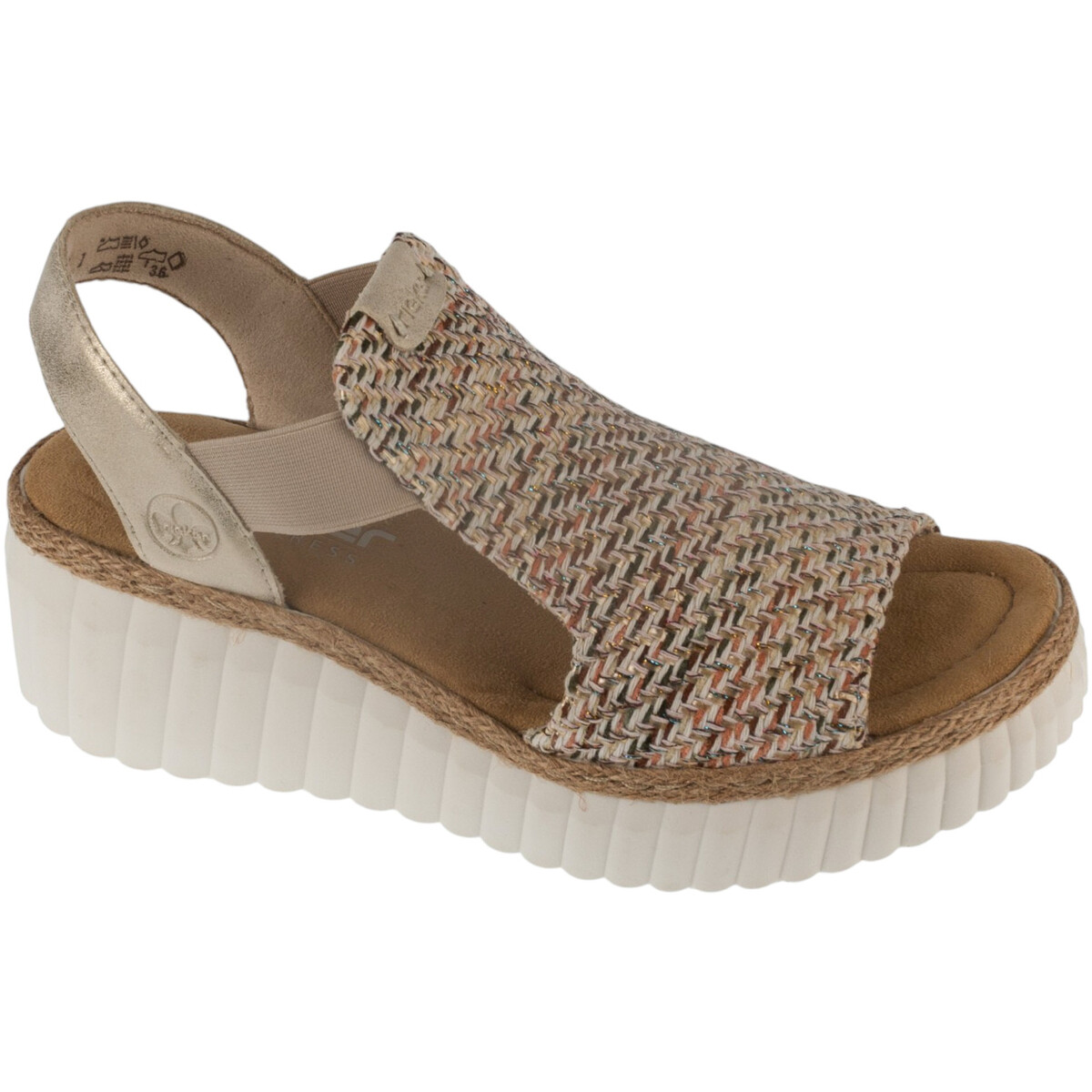 Rieker  Sandals 69172  Béžová