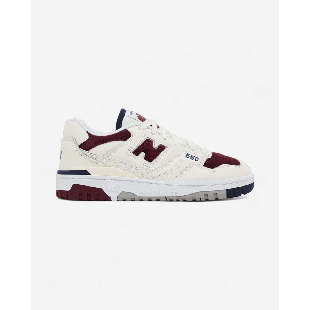 New Balance  550 Maroon Navy  Červená