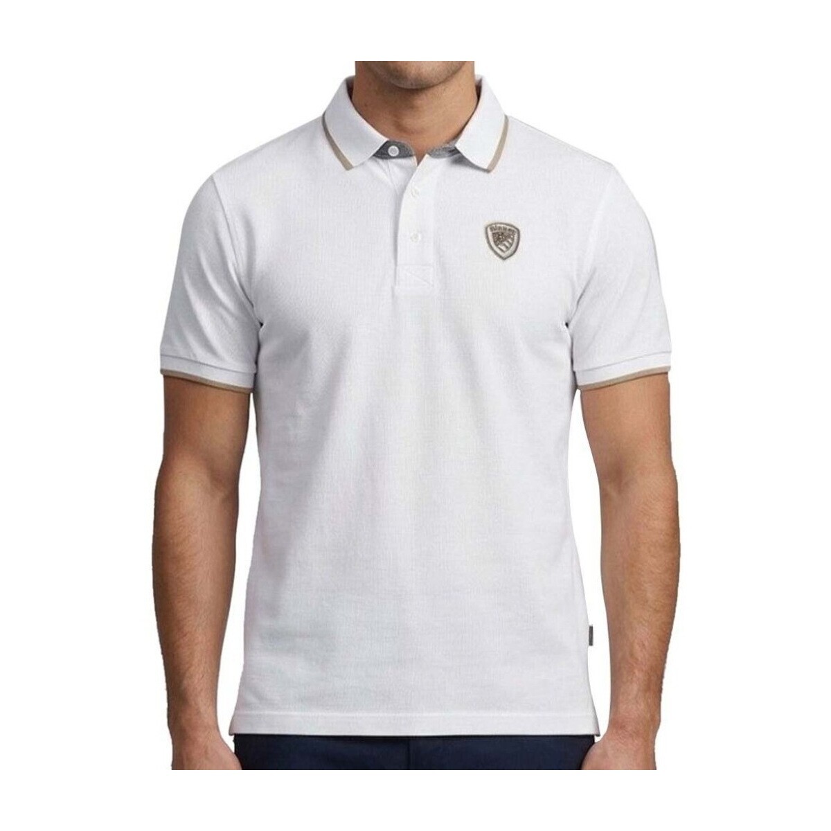 Blauer  Polos Hombre Modèle 26sblut02288  Bílá