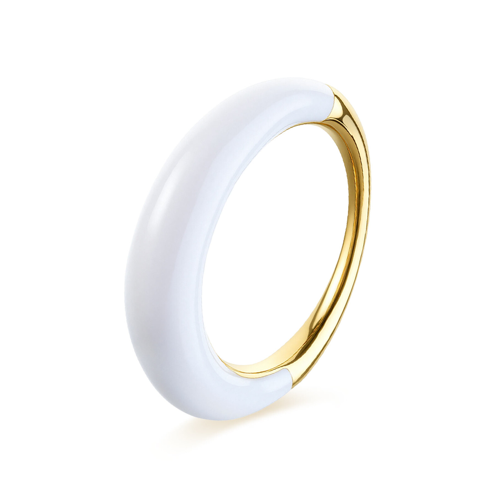 S'Agapõ Moderní pozlacený prsten Madame SDM32 54 mm