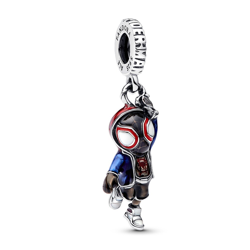 Pandora Stříbrný přívěsek Spider-Man Miles Morales Marvel 793842C01