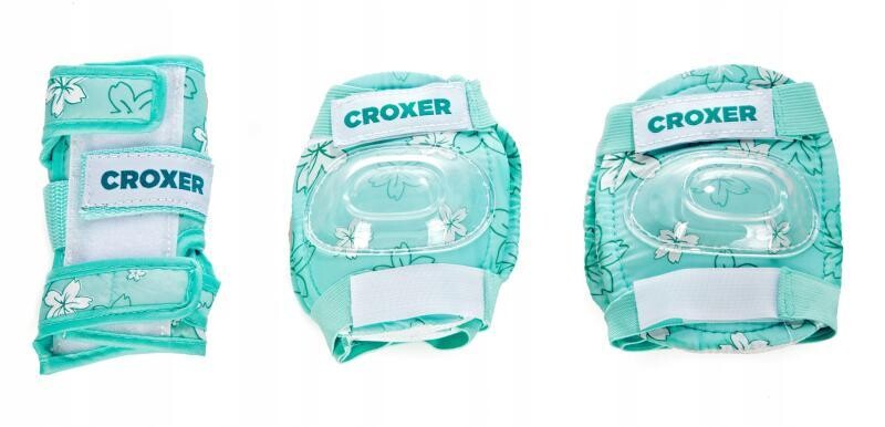 Croxer Fibre mint, dětské sada chráničů POUZE XS (VÝPRODEJ)