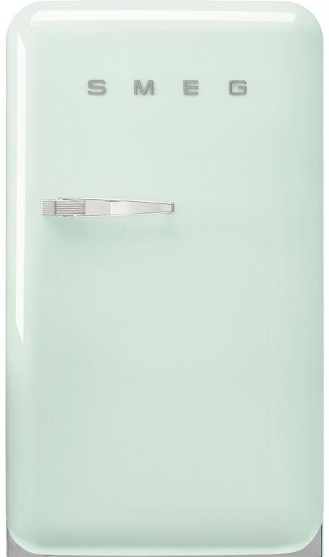 SMEG FAB10HRPG6 Lednice 50's Retro Style, pravá, pastelově zelená, 135 l
