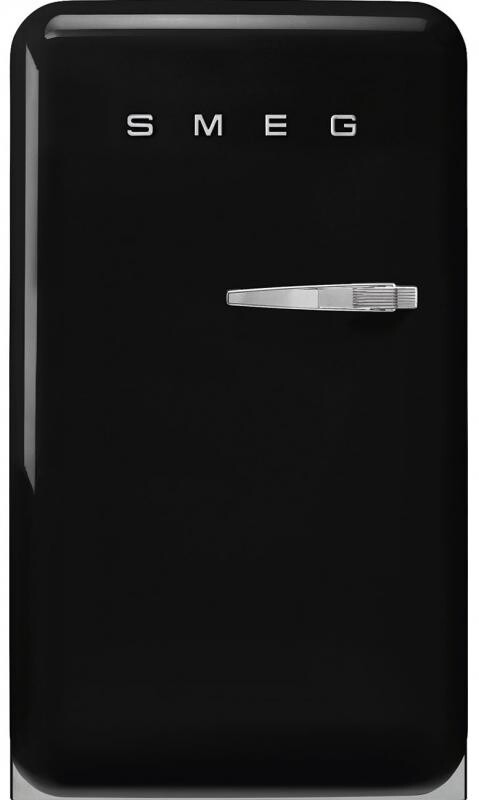 SMEG FAB10HLBL6 Lednice 50's Retro Style, levá, černá, 135 l