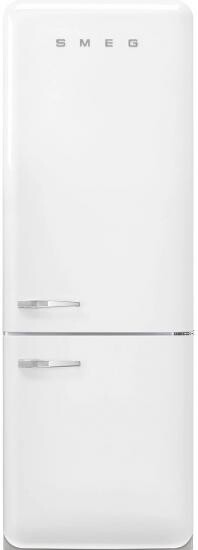 SMEG FAB38RWH6 Lednice 50's Retro Style, pravá, bílá, 344 + 137 l