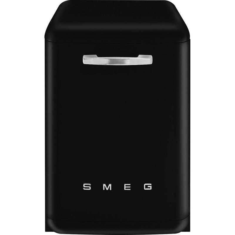 SMEG volně stojící myčka nádobí 50's Style, LVFABBL3, 60 cm, na 13 sad nádobí, černá