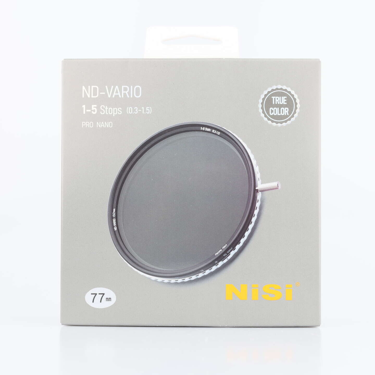 NiSi Filtr ND-Vario 1-5 Stops True Color 77 mm bazar