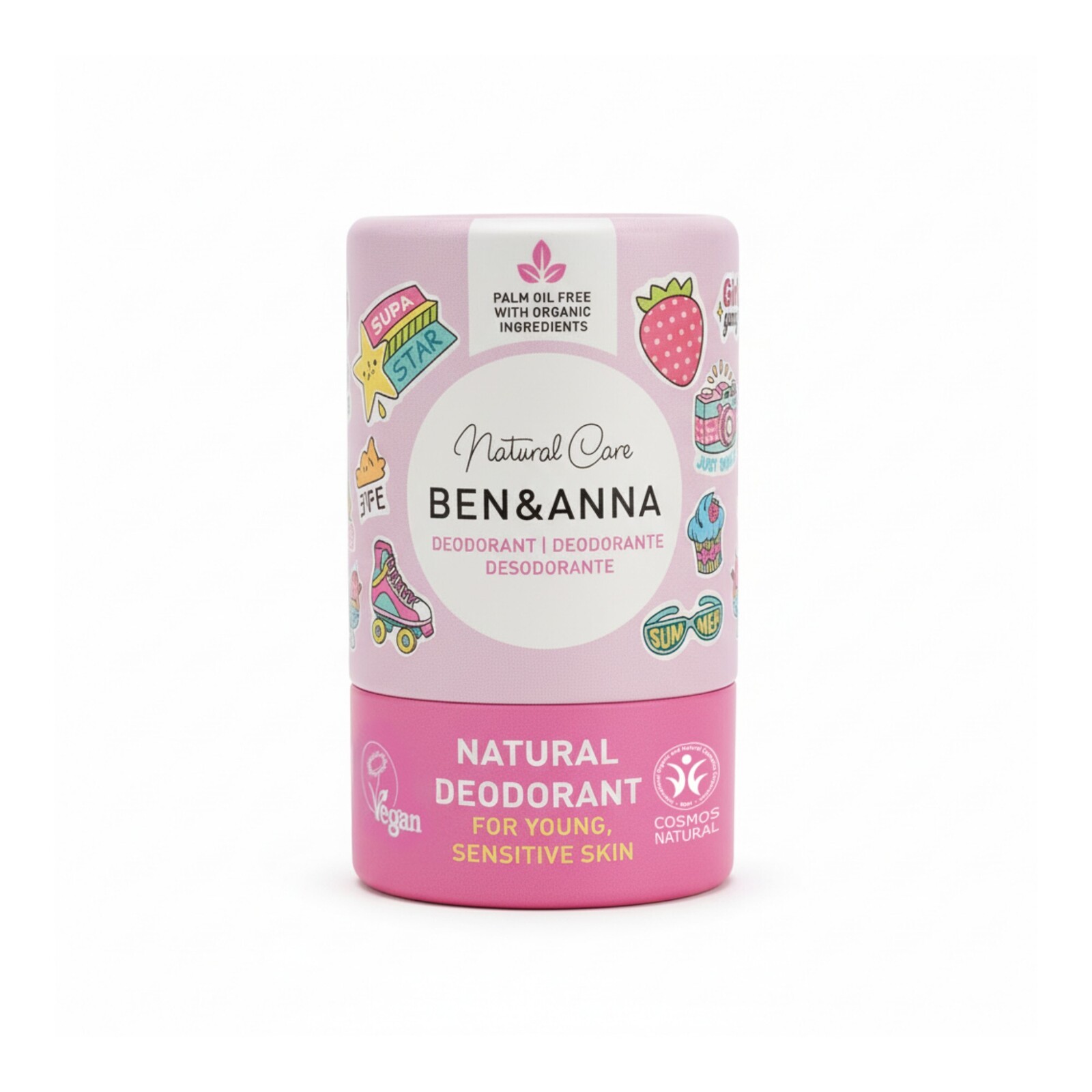 BEN & ANNA Dětský přírodní deodorant Kids Natural Deodorant 25 g