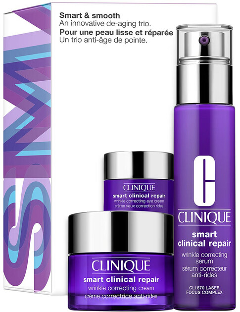 Clinique Dárková sada péče na vrásky Smart & Smooth Clinical Repair