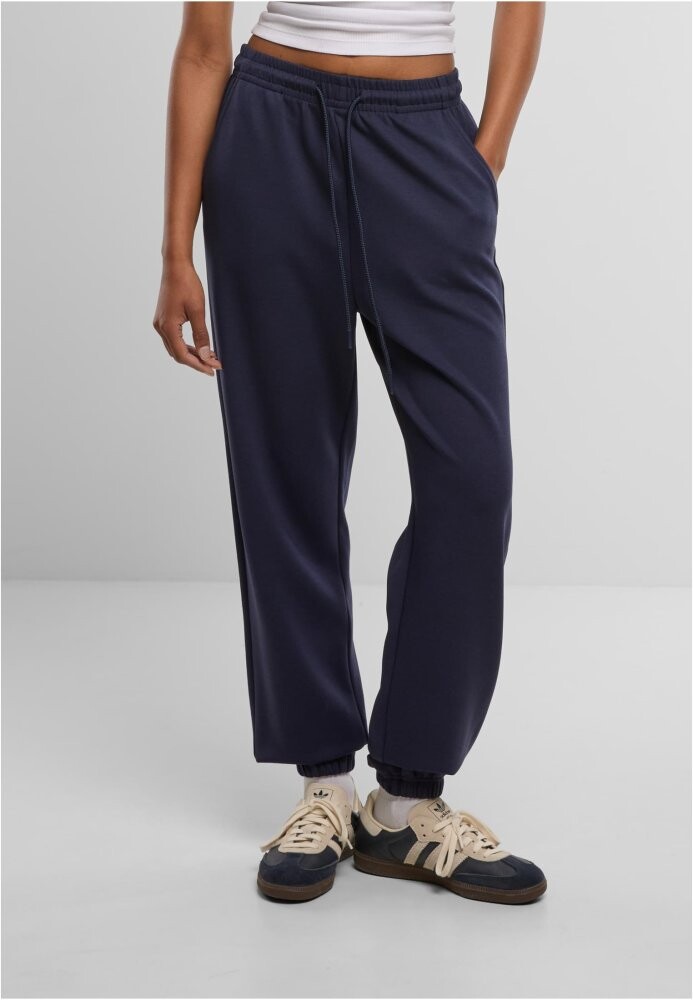 Ladies Slim Fit Scuba Joggpant - navy 3XL