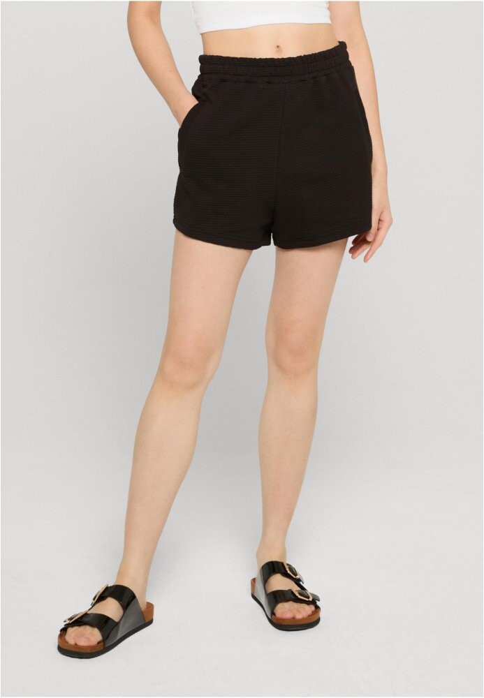 Ladies Structured Jerseyshorts - black L