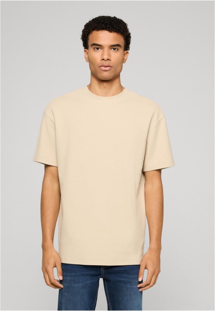 Loose Fit Structured Tee - wetsand 3XL