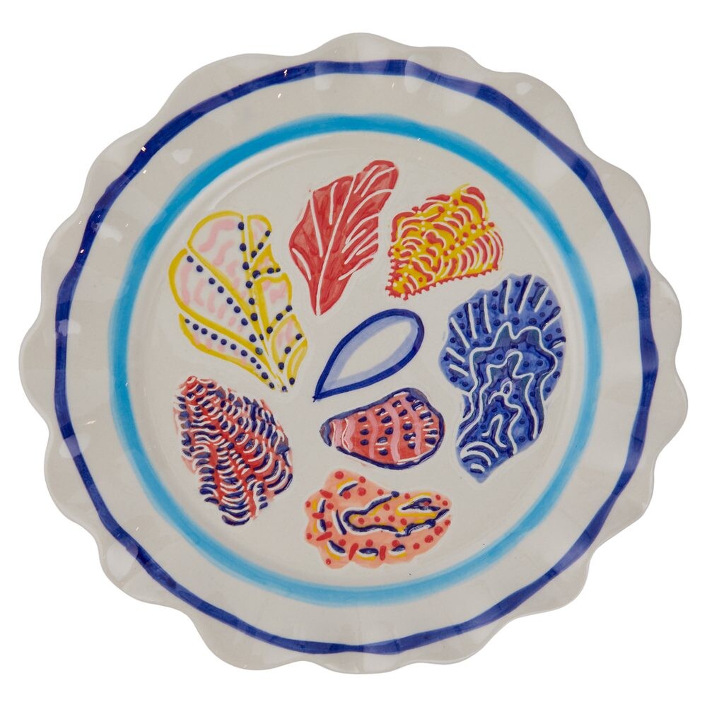 CORAL COAST Talíř mušle 22 cm - mix